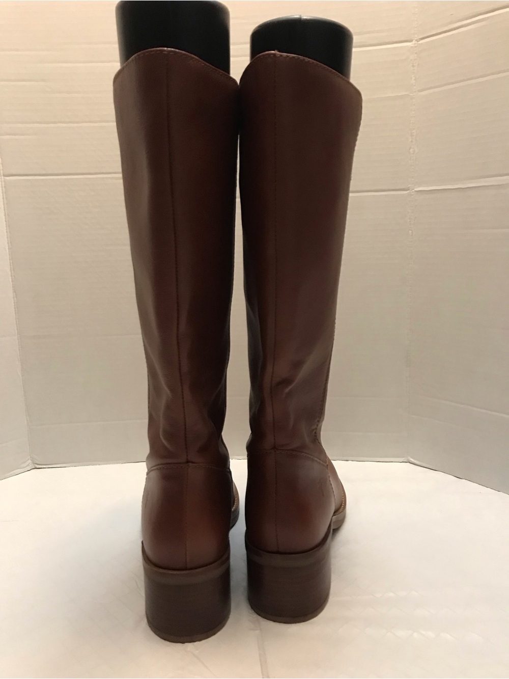 Frye Women's Tall Leather Riding Boots in Chestnut - Picture 16 of 16